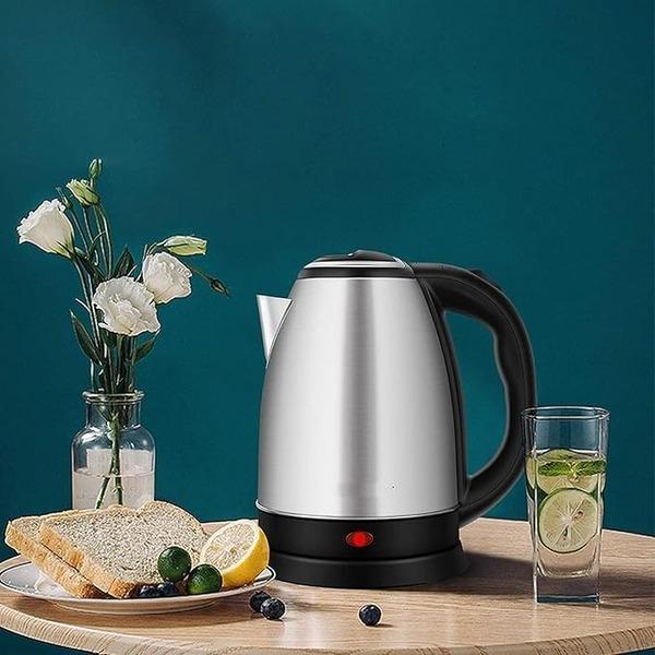 Electric Kettle Stainless Steel Fast Boil Silver