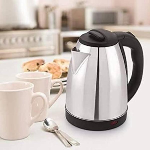 Electric Kettle Stainless Steel Fast Boil Silver