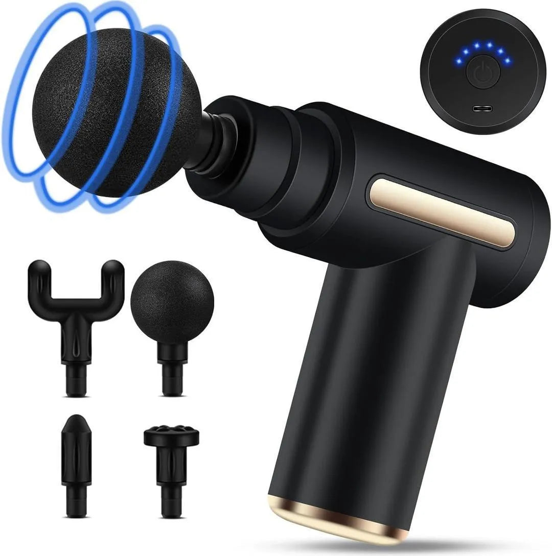 Rechargeable Mini Massager Gun for Shoulder & Muscle Relief