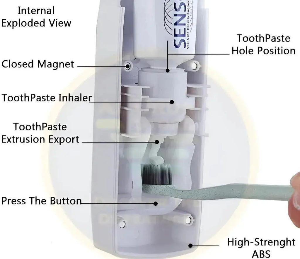 Bathroom Organization Toothpaste Dispenser