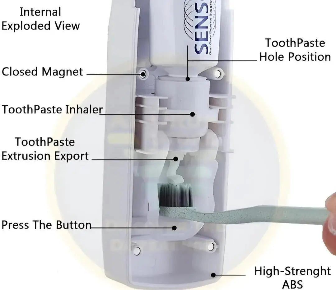 Bathroom Organization Toothpaste Dispenser