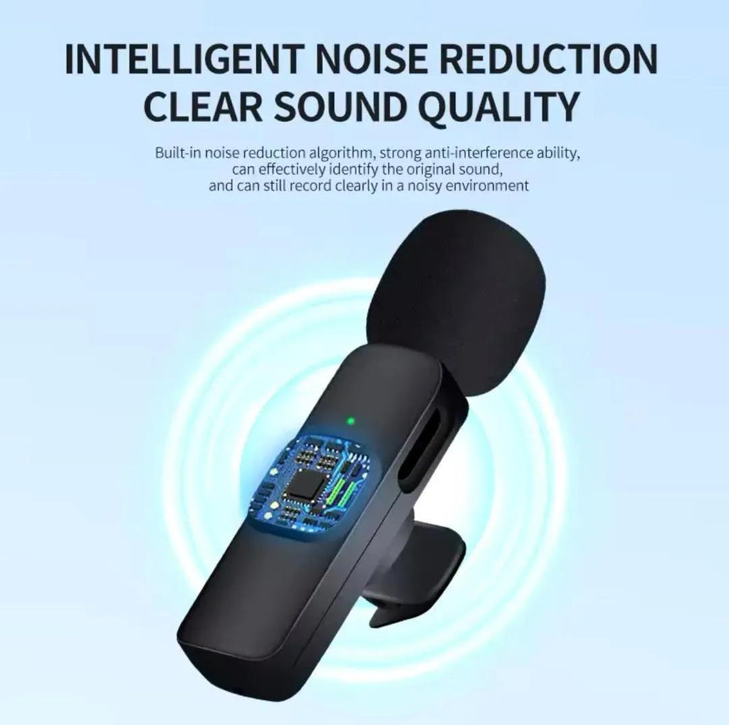 K8 Wireless 3-in-1 Microphone with Noise Reduction