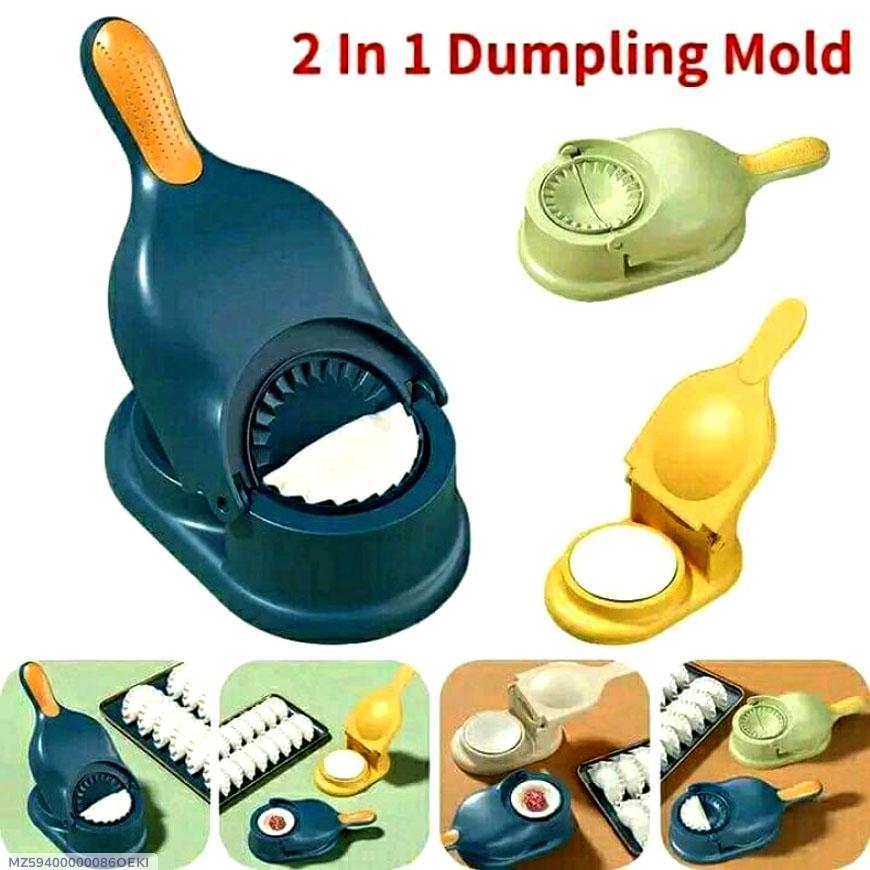 2-in-1 Dumpling Mould ABS Plastic Kitchen Tool