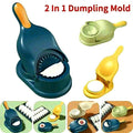 2-in-1 Dumpling Mould ABS Plastic Kitchen Tool