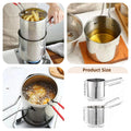 French Fry Basket Holder 304 Stainless Steel 1200ML
