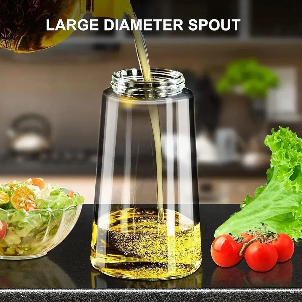 Premium Glass Oil Bottle 50ml Spray Leak Proof